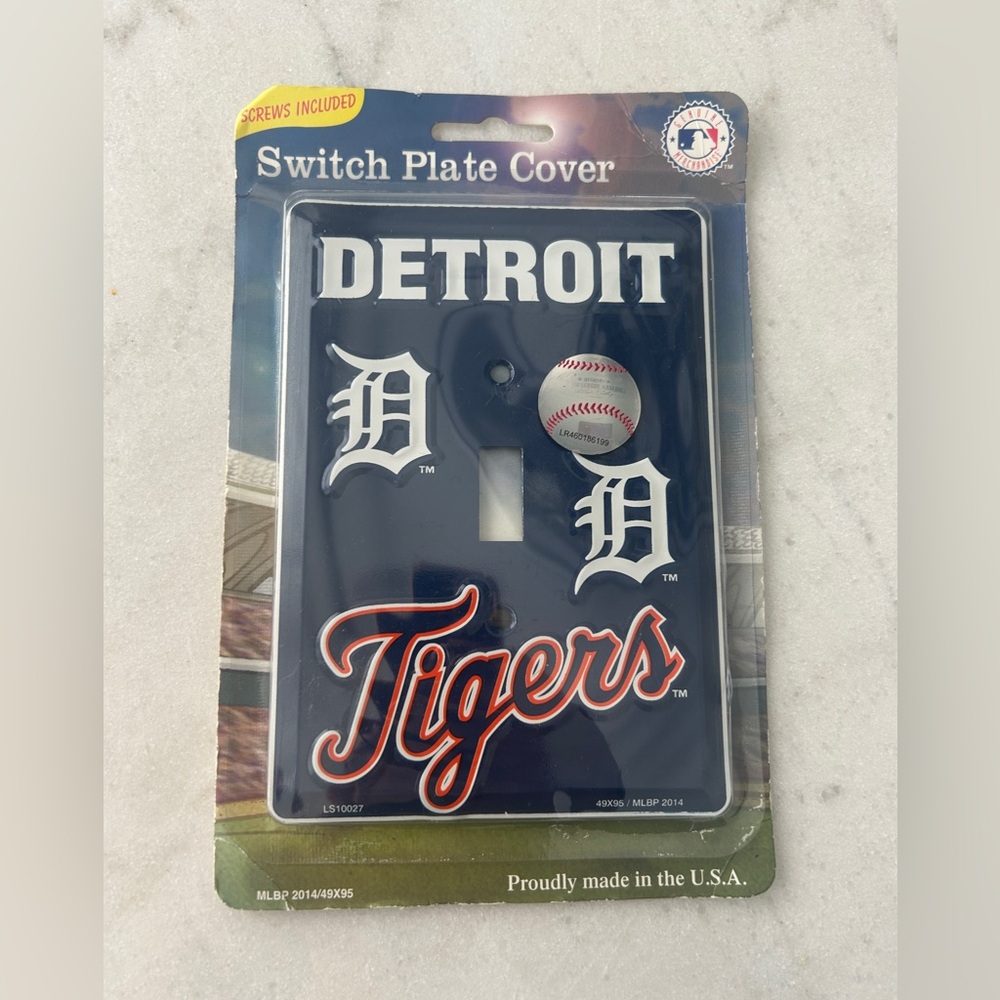Detroit Tigers Switch Plate Cover